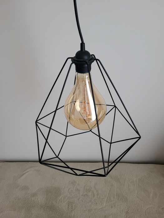 Ikea Brunsta lampa z dekoracyjną nową żarówką