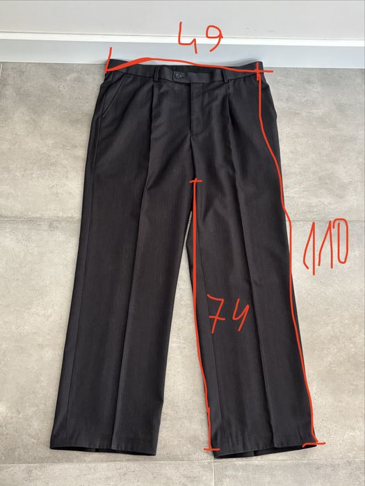 Garnitur męski czarny