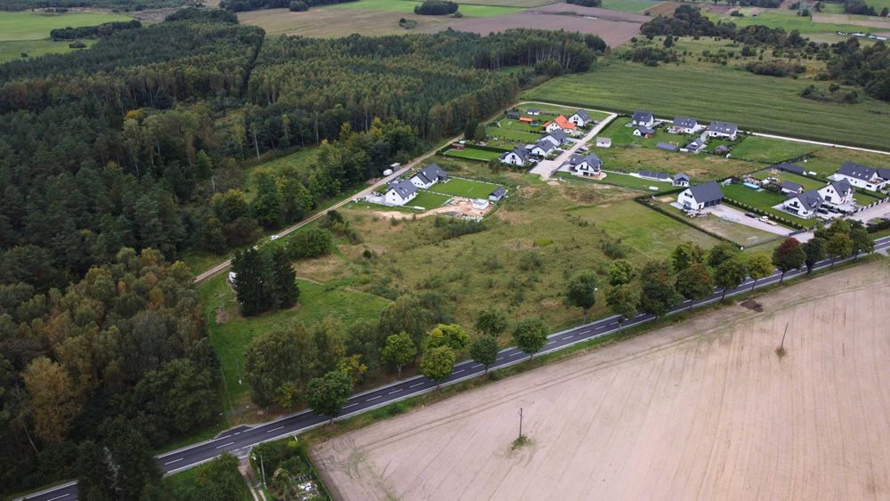 Działka MPZP z rozpoczętą budową – dom, warsztat, sklep, usługi