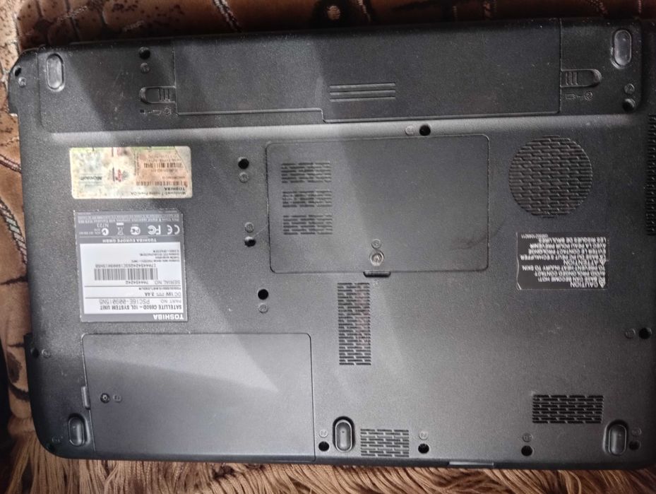 Ноутбук Toshiba c650 d на  запчястини 650г