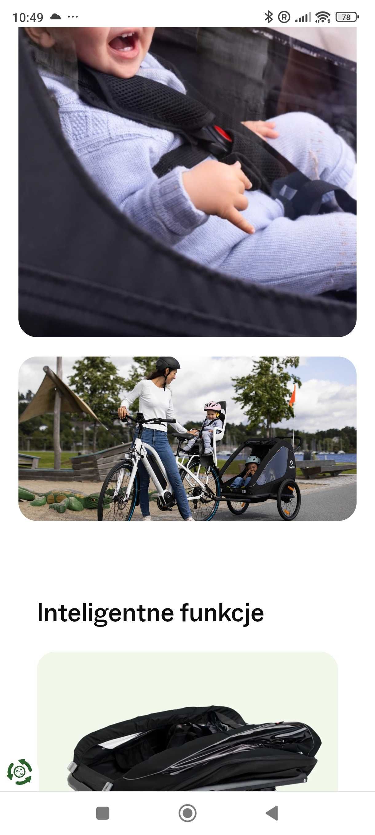 Przyczepka rowerowa Hamax