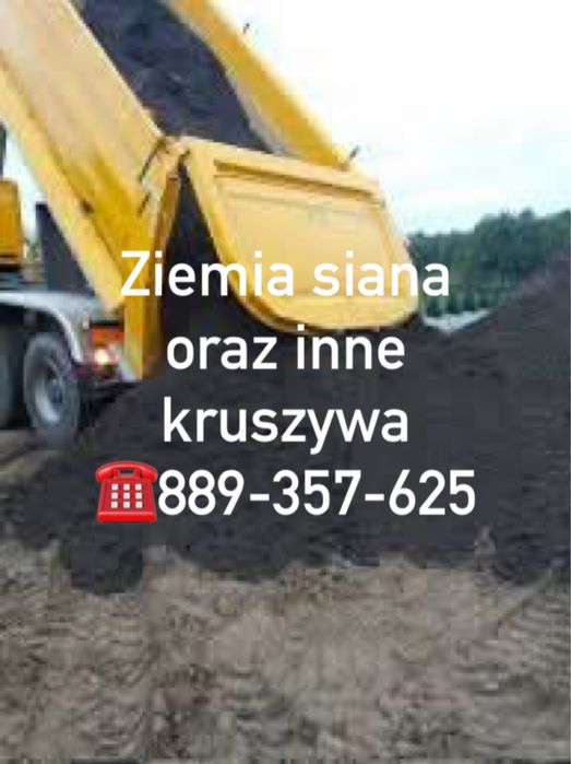 Ziemia ogrodowa zwir piasek kamien male auto oraz duze