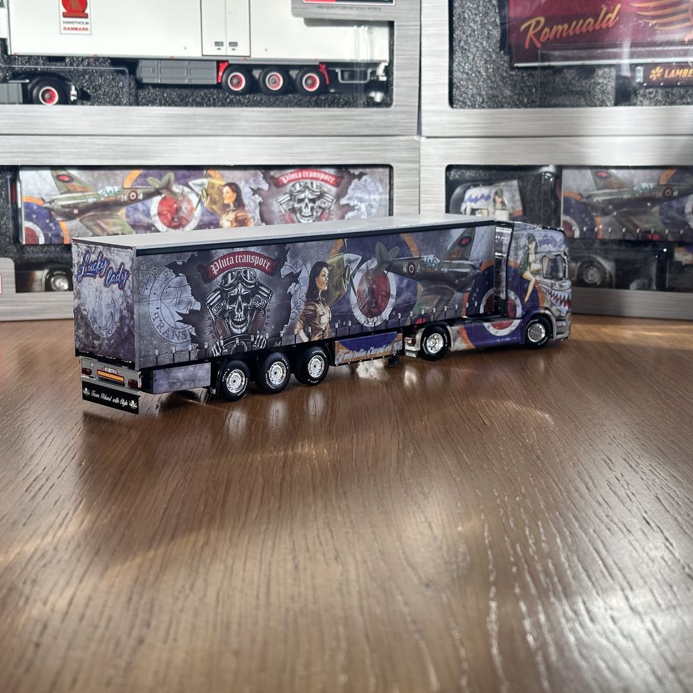 Model 1:50 WSI Scania R Highline 4x2 + naczepa