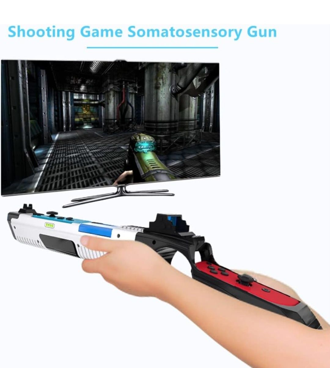 Pistolet do strzelanek do kontrolera gry Nintendo Switch