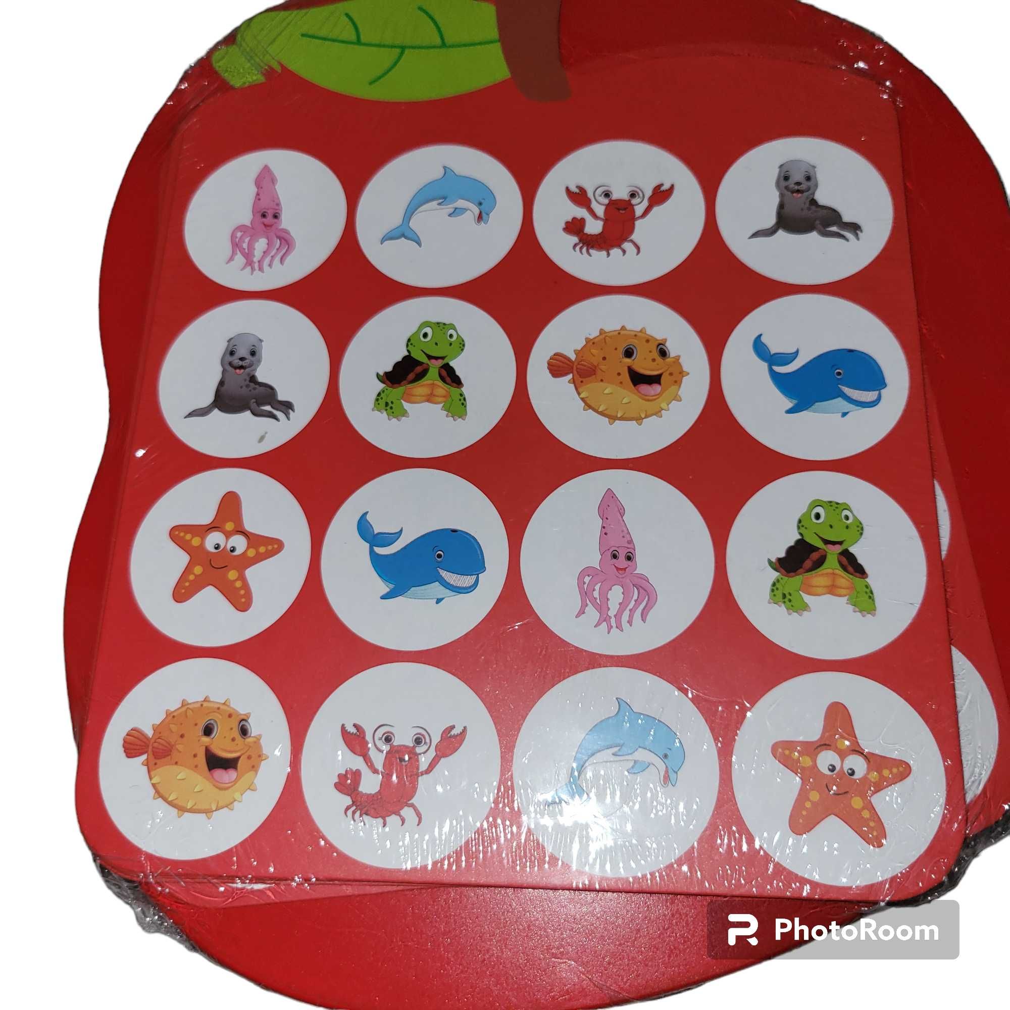 Drewniane puzzle układanka memory Gra Montessori #220