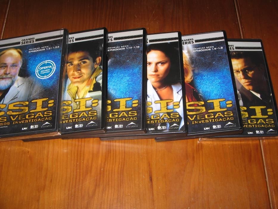 Coleção de 6 DVD (CSI Las Vegas) edição Expresso