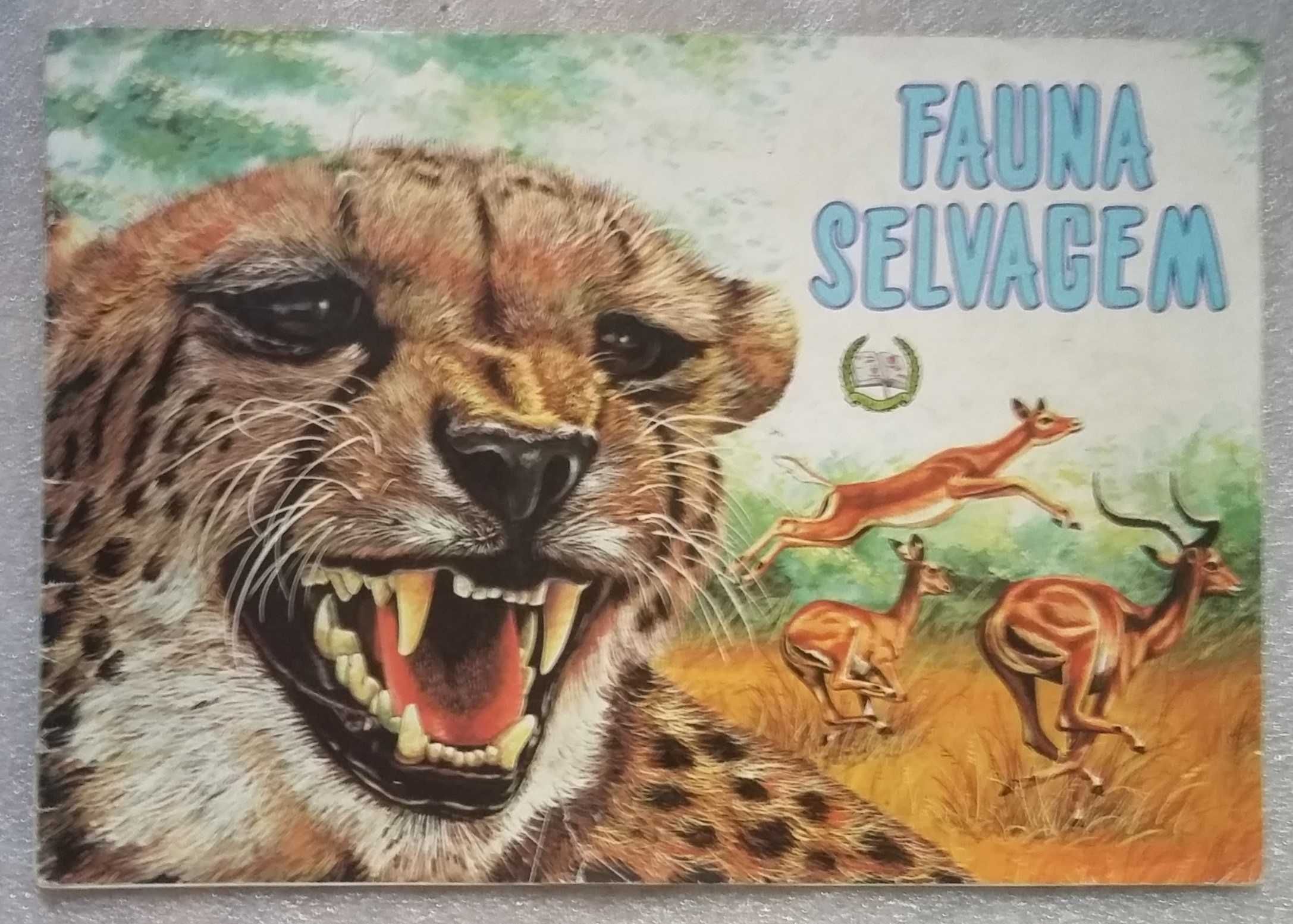 Caderneta de cromos Fauna selvagem completa