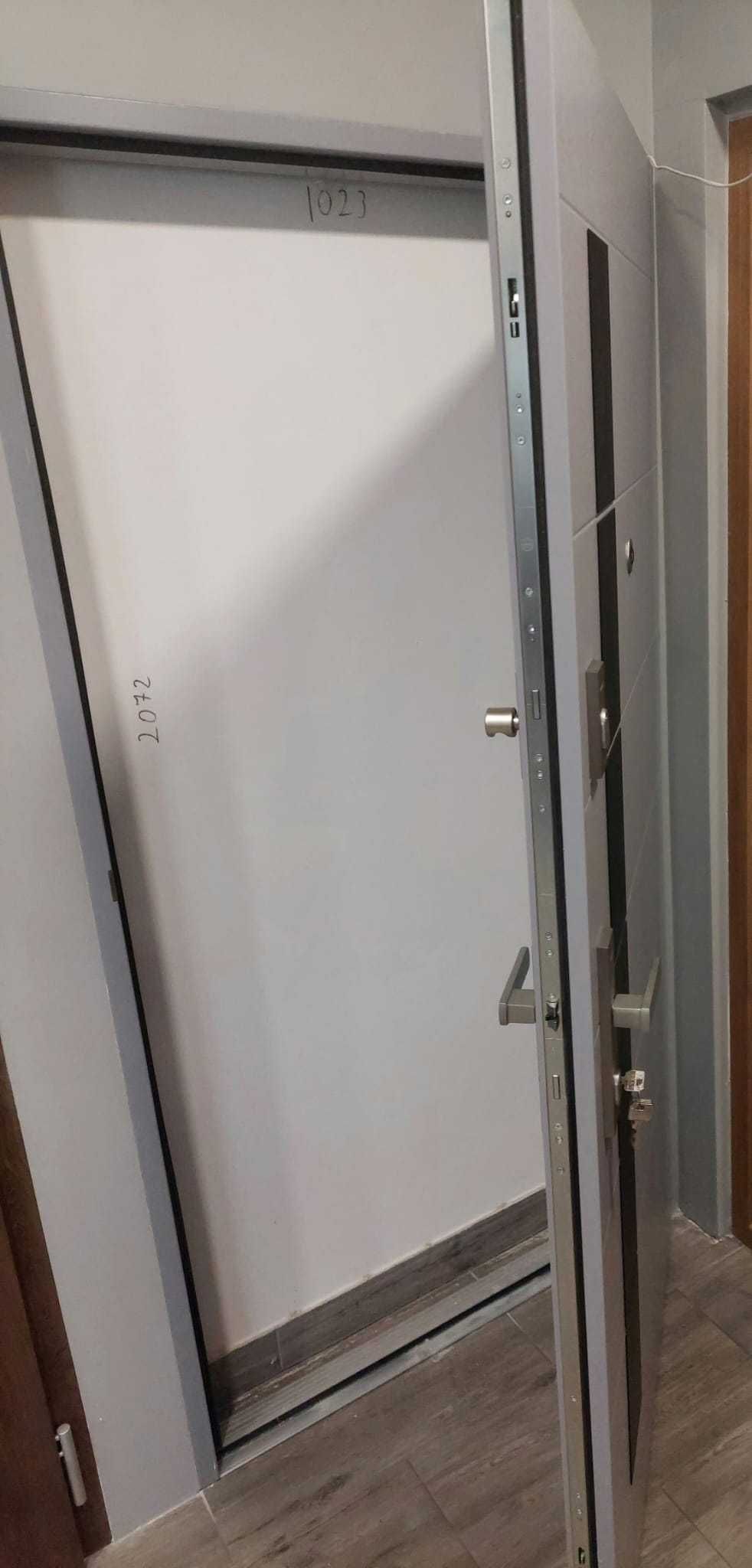 Drzwi Wikęd Protect 1023 x 2072 szare wewnątrzklatkowe SUPER CENA!