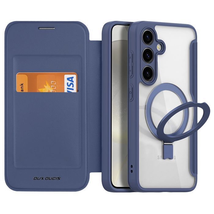 Etui Dux Ducis z magnetycznym ringiem / podstawką do Samsung S24