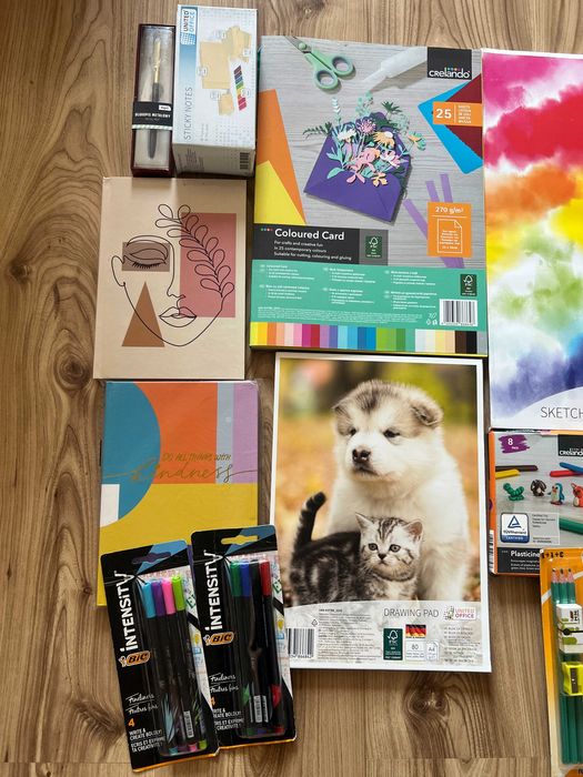 Wyprawka szkolna zestaw przyborów szkolnych mix nowe 21szt