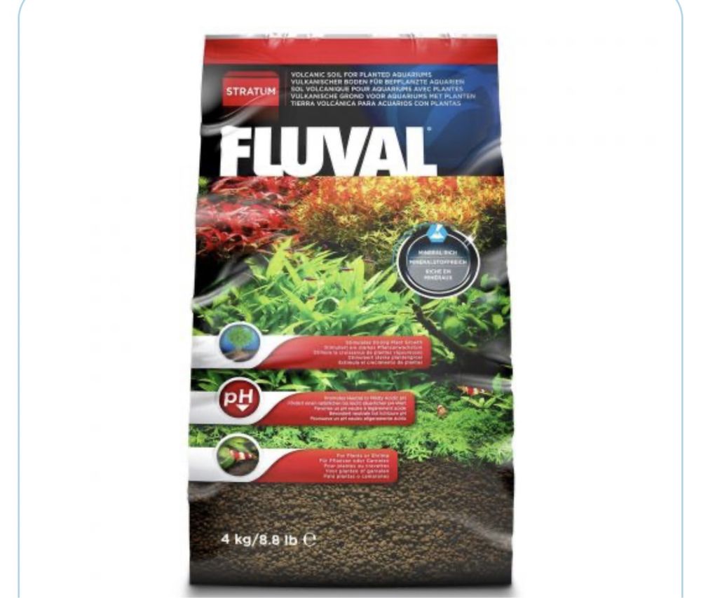 Субстрат Fluval Plant and Shrimp Stratum для акваріума, 4 кг