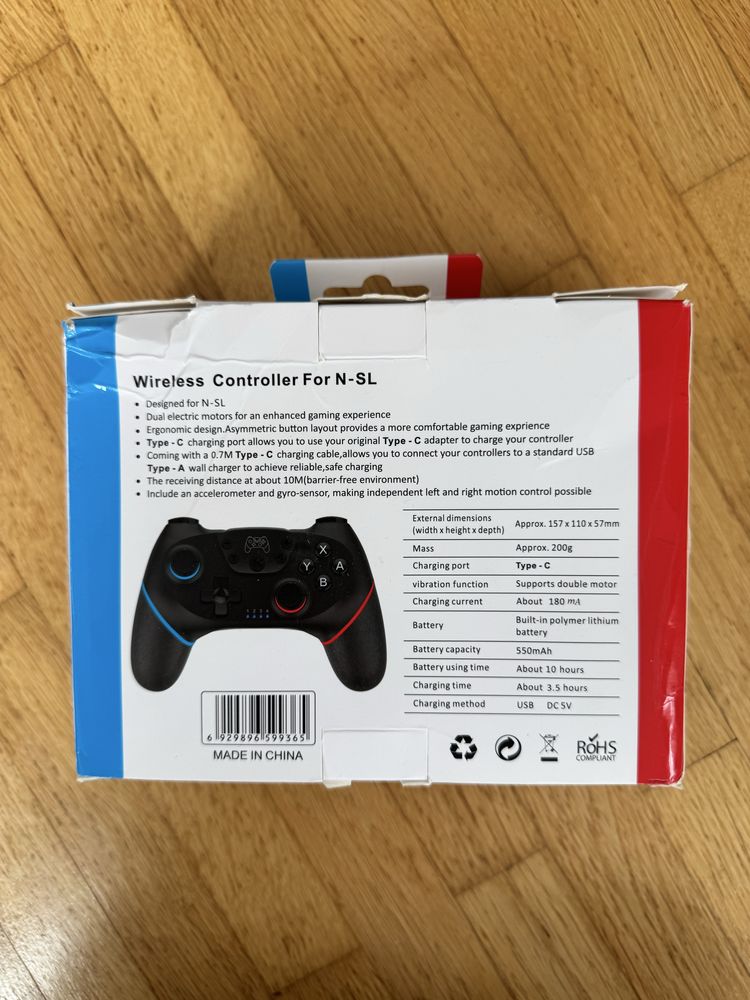 Бездротовий геймпад для Nintendo Switch (N-SL)