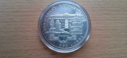 Srebrna moneta 10 euro 1000 lat Potsdamu 1993.