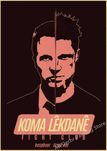 PIĘKNY plakat filmowy vintage FIGHT CLUB