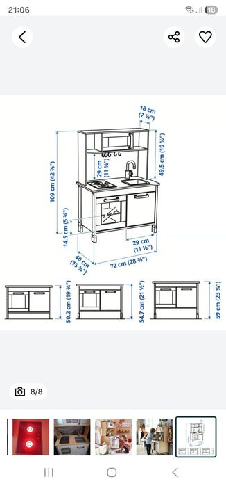 Cozinha de crianças