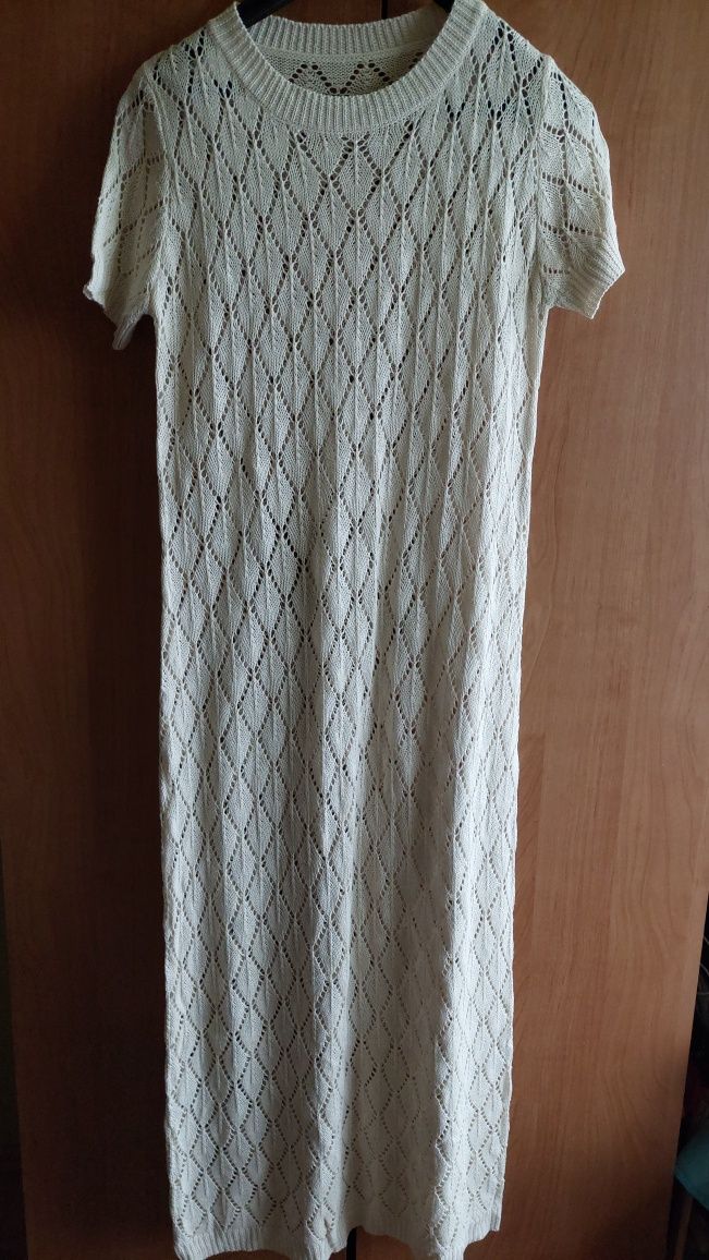 Azurowa dukienka xl