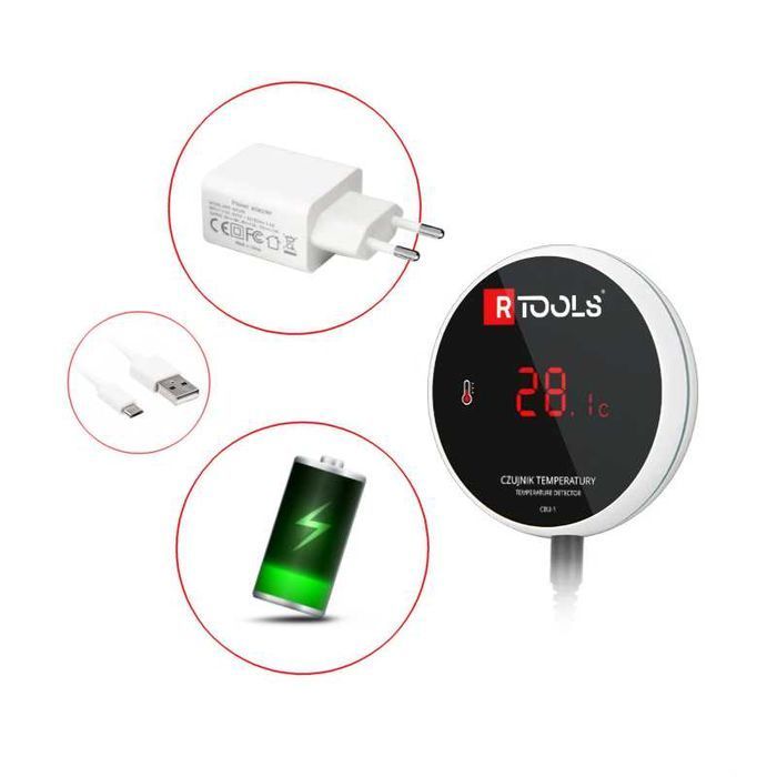 Termohigrometr Wifi 3M Tuya Smartlife Wilgotność Temperatura -40 +120
