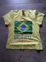 T-shirt Brasil, 100% algodão, tamanho M