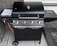Bardzo Duży GRILL GAZOWY 4+1 14,8 kW z rusztem żeliwnym 135cm 32kg