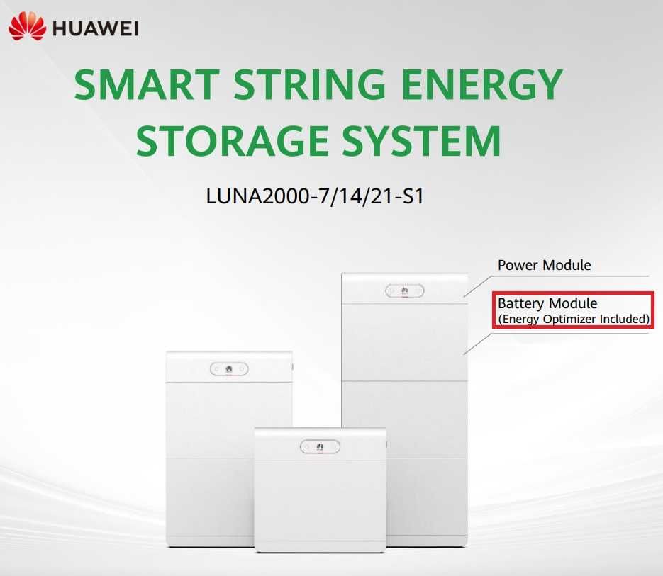Módulo de Bateria HUAWEI LUNA2000-7-E1 6,9 kWh
