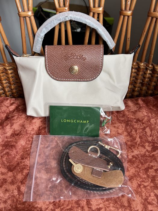 Tote bag bege Longchamp Le Pliage