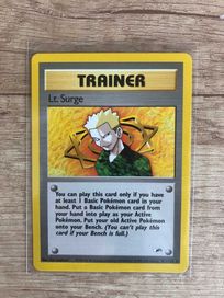 Karta Pokemon Gym Hero chalenge trainer lt. surge 101/132