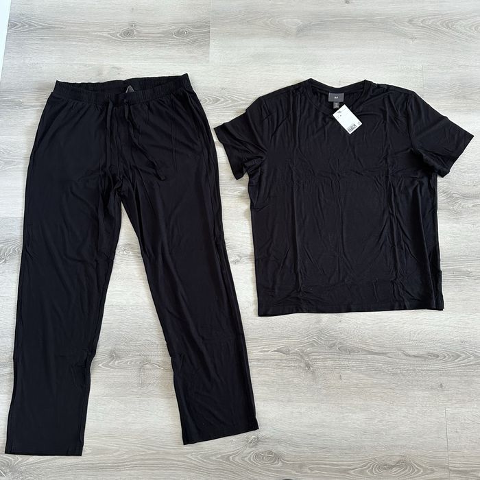 Чоловіча піжама з віскози H&M, комплект піжами hm унісекс