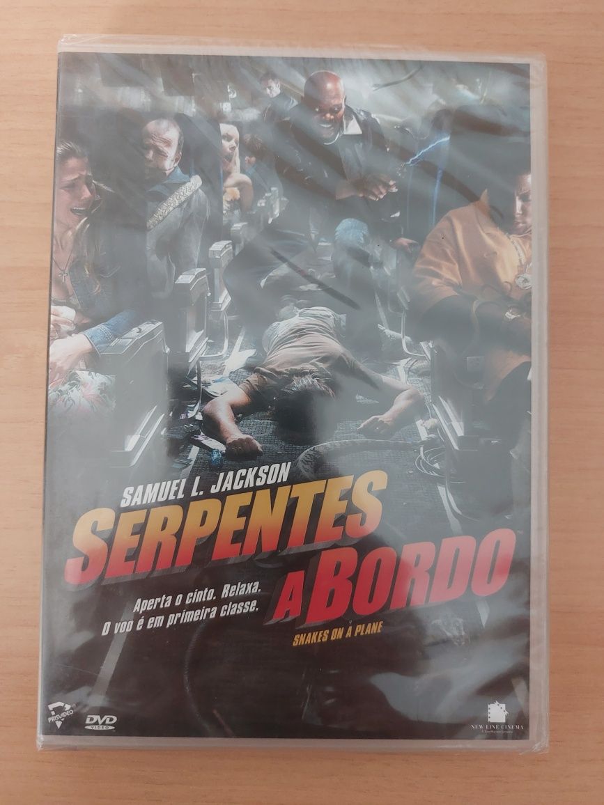 DVD Novo e Selado - Serpentes a Bordo