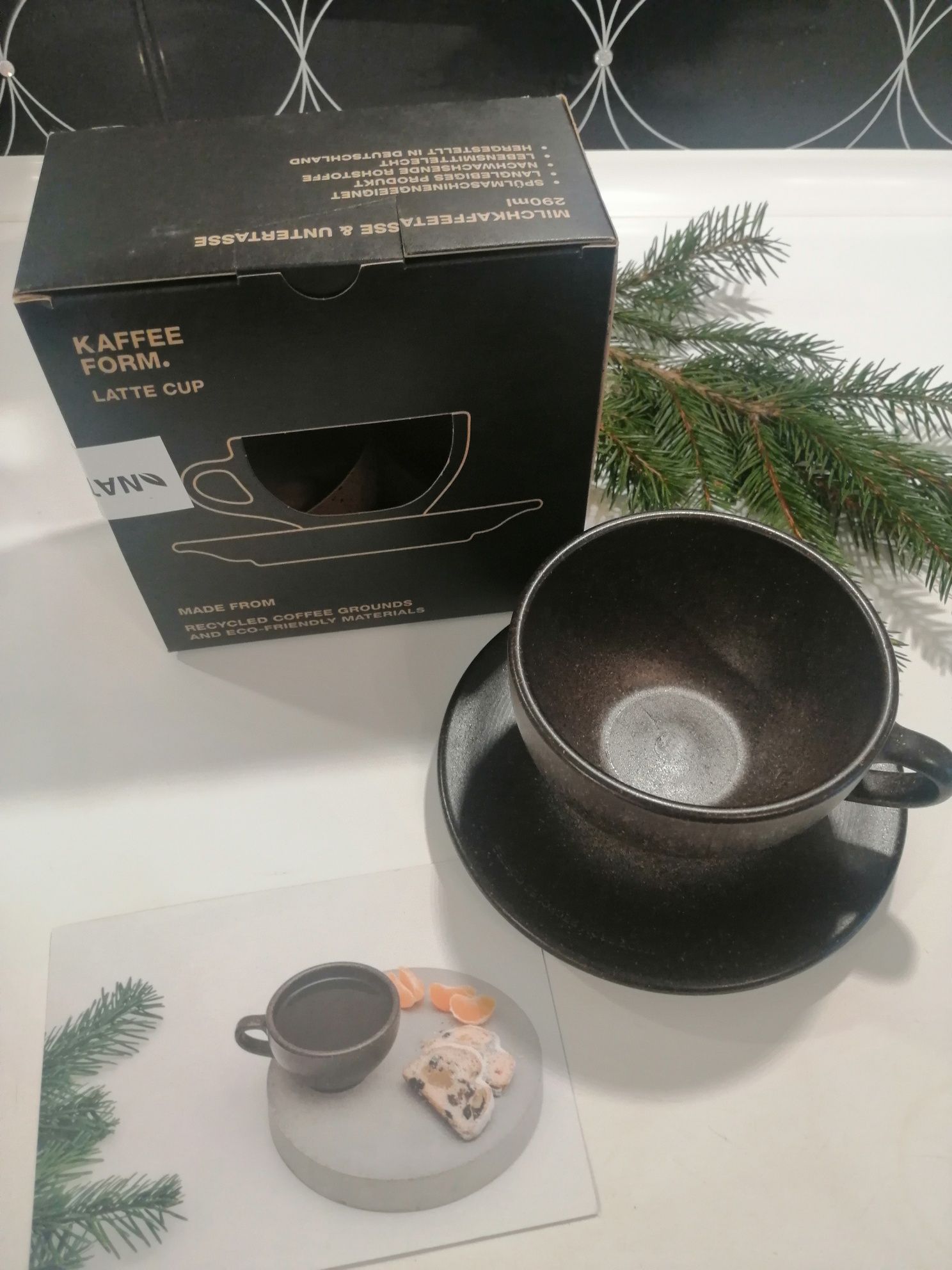 Kubek i filiżanka Zestaw Weducer KaffeeForm Eco, Nowy, wege