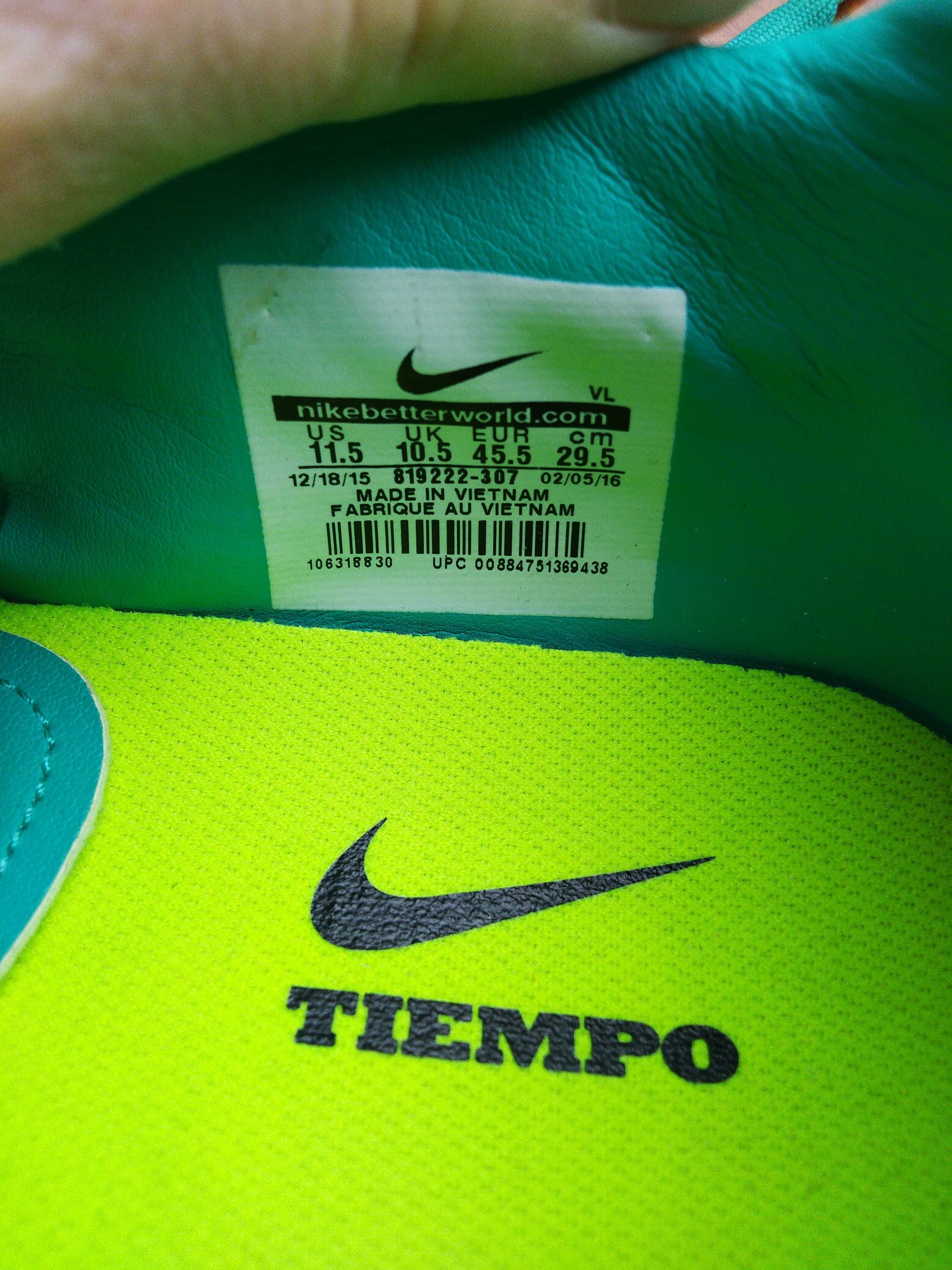 Футзалки 44 (45) Nike Tiempo. Оригінал бутси копи