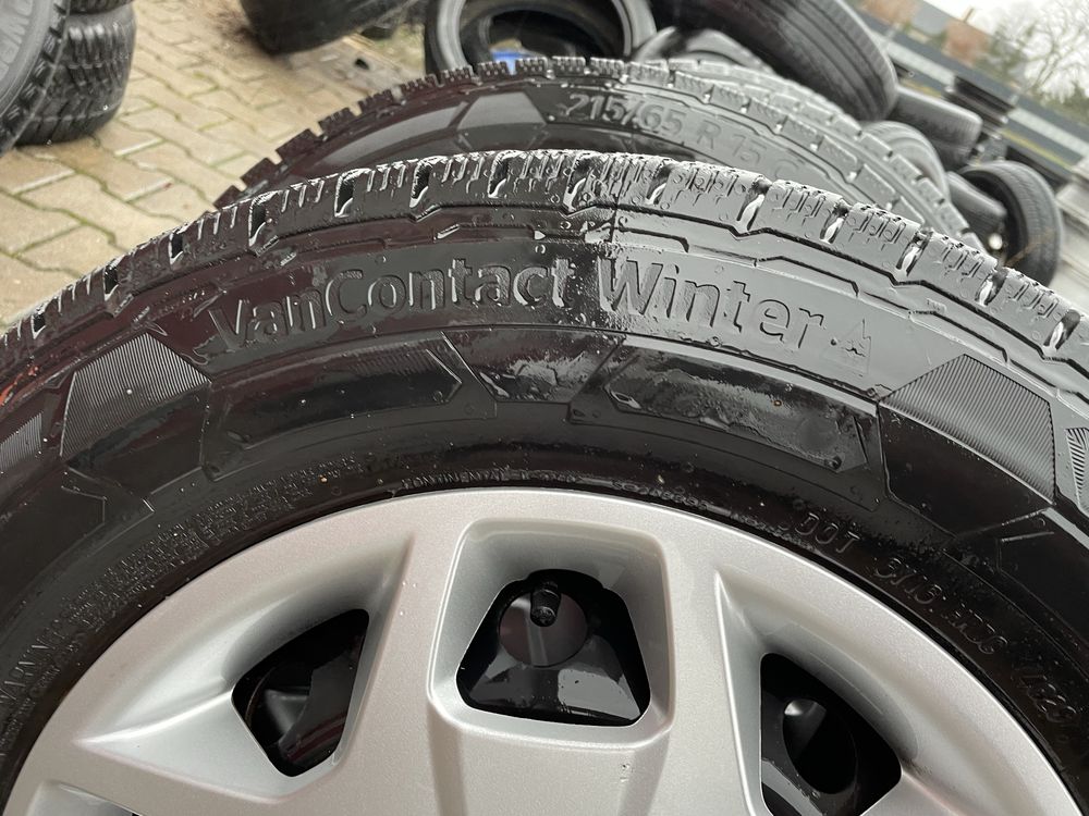 Kola zimowe ford transit custom 15 cali 5x150 et60 opony 215/65/15c