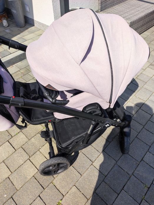 Wózek Milu Atteso - pudrowy róż