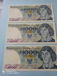 Banknoty 1000zl 1982r