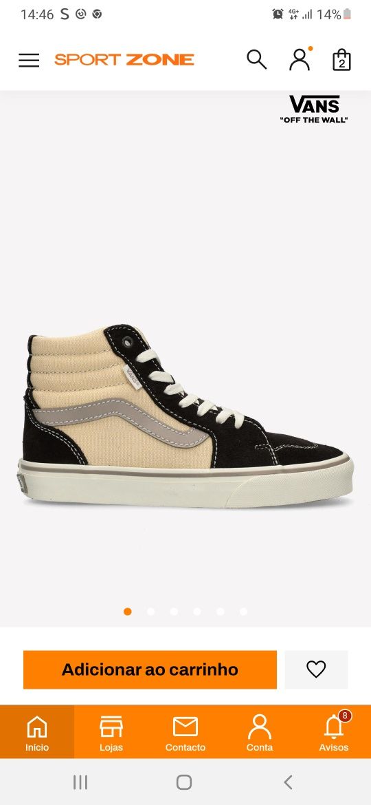 Sapatilhas Vans Filmore Hi Novas