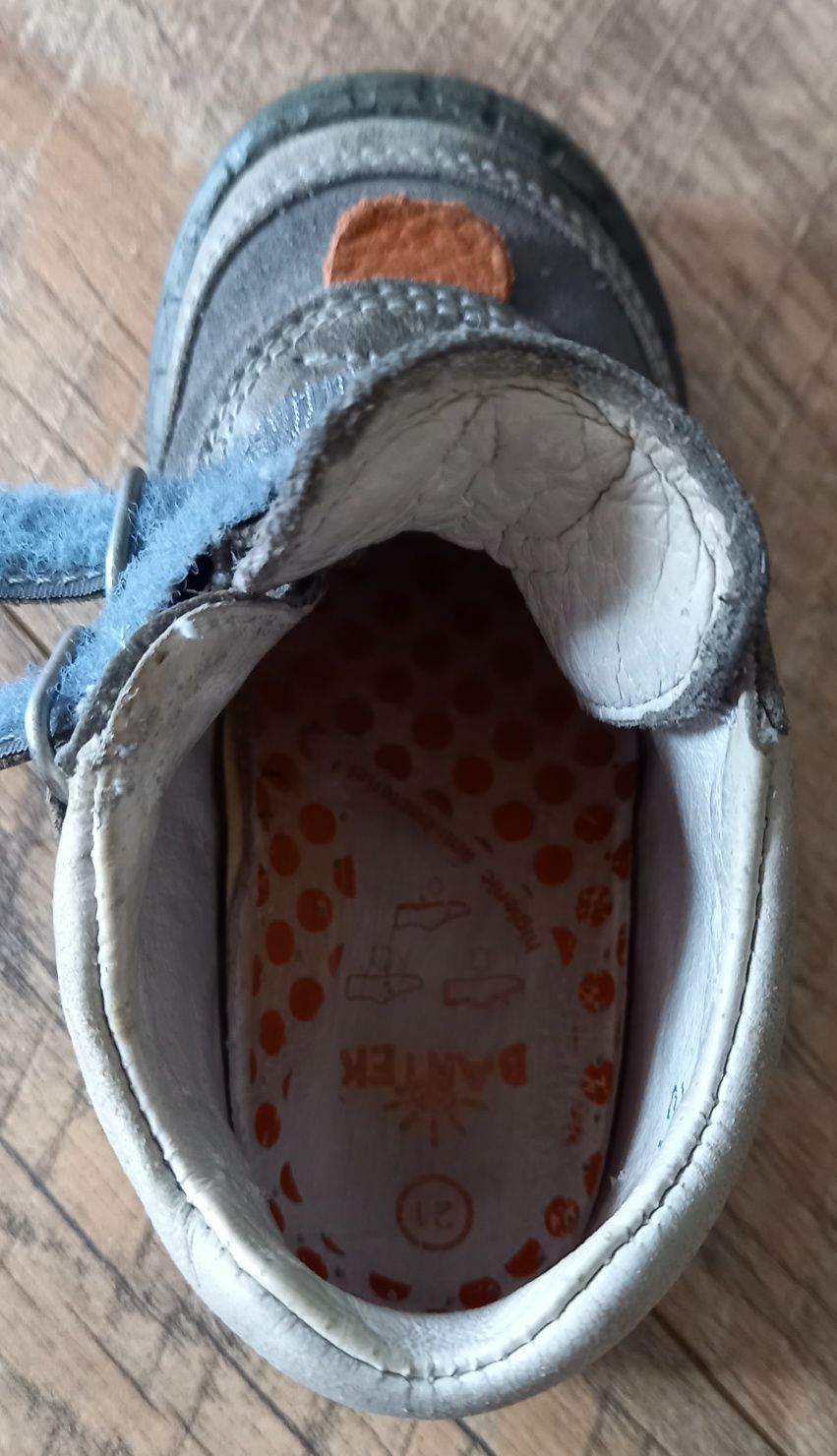 Buty-trzewiki skórzane "Bartek" r.21