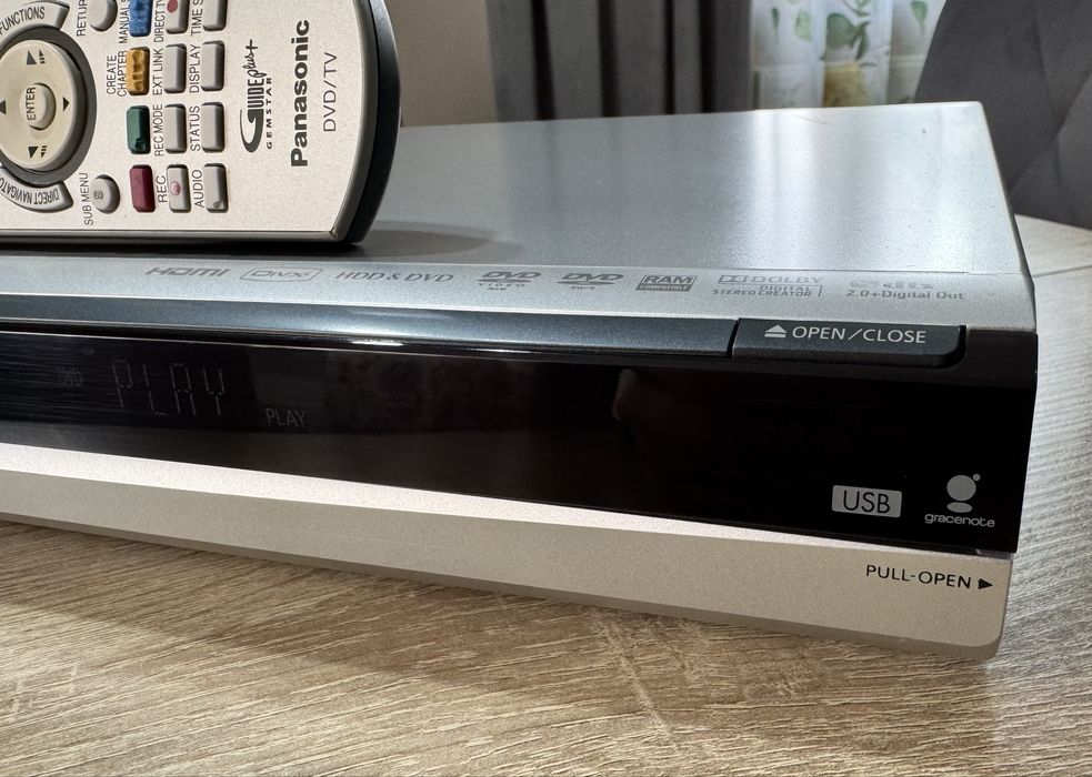 Panasonic DMR-EX72S #Nagrywarka DVD HDD #160GB #HDMI #USB #DVB-S #Pilo
