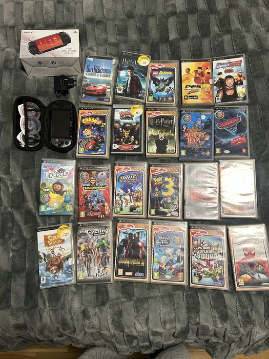 Consola psp street Sony com 22 jogos