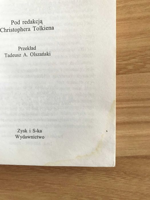 Tolkien - Potwory i krytycy Zysk i spółka 2000r. wydanie I