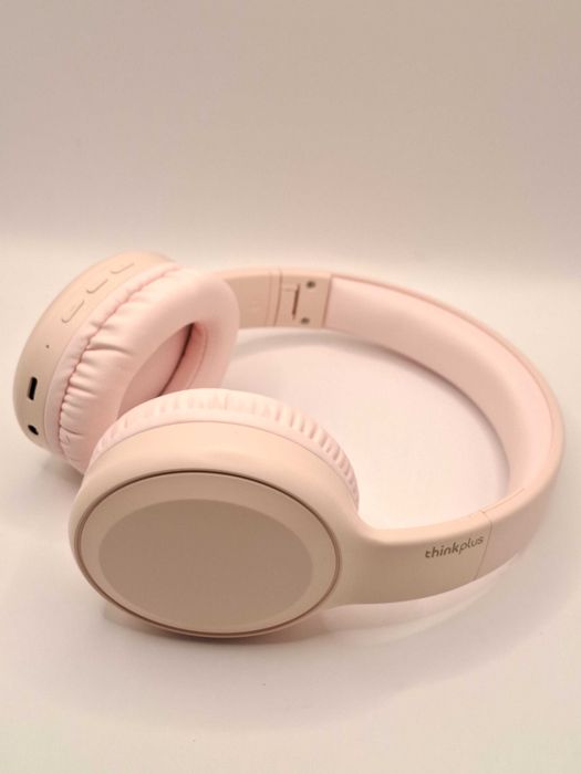 Słuchawki Lenovo Thinkplus TH30, Bluetooth, różowe, składane, nowe