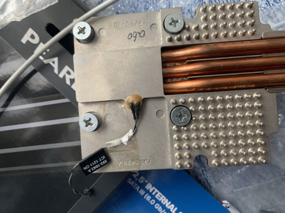 Радиатор Nvidia Quadro М3100M IMac A1312 2011год отличный с датчиком