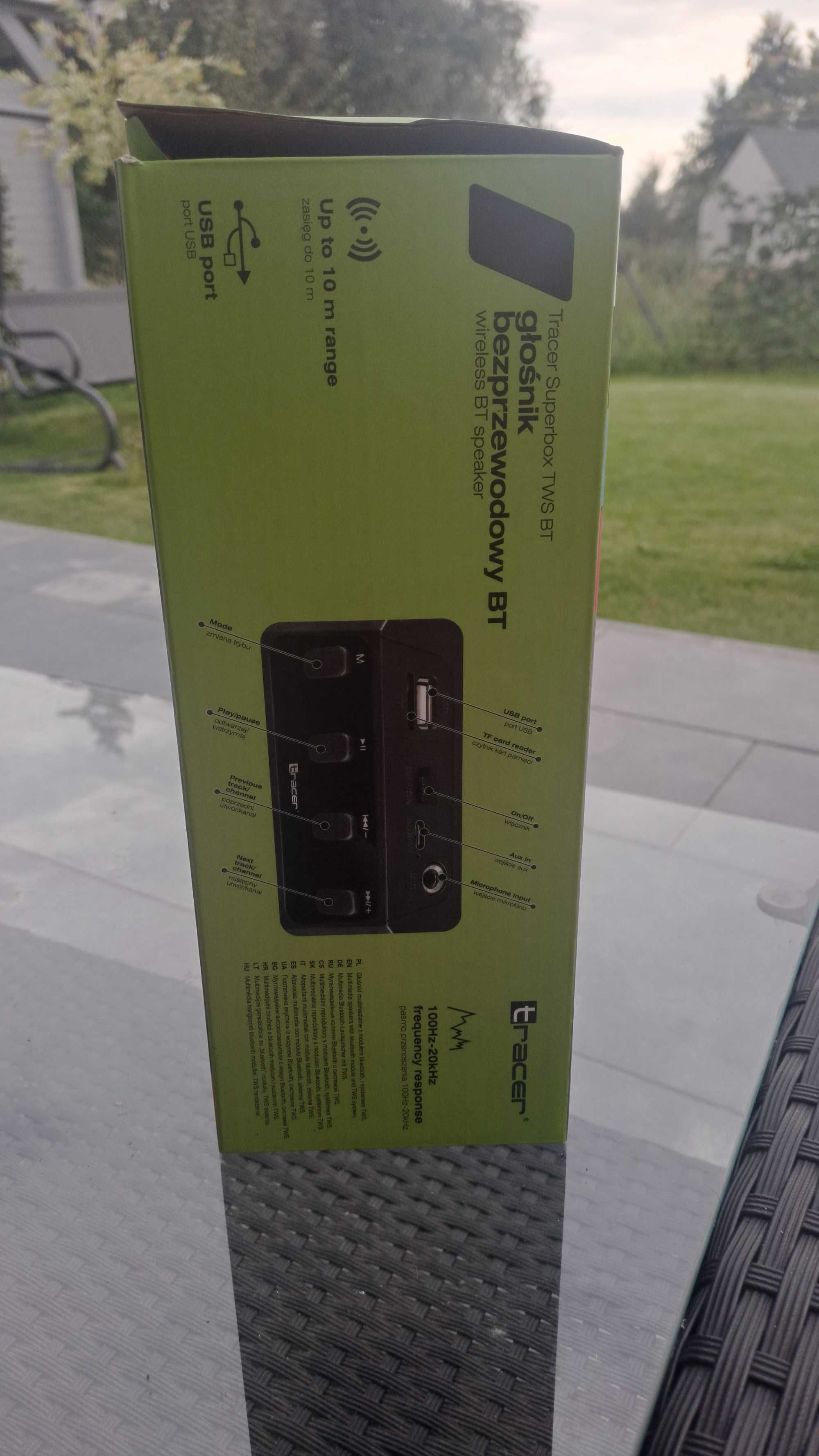 Głośnik bezprzewodowy TRACER Superbox z Bluetooth i TWS