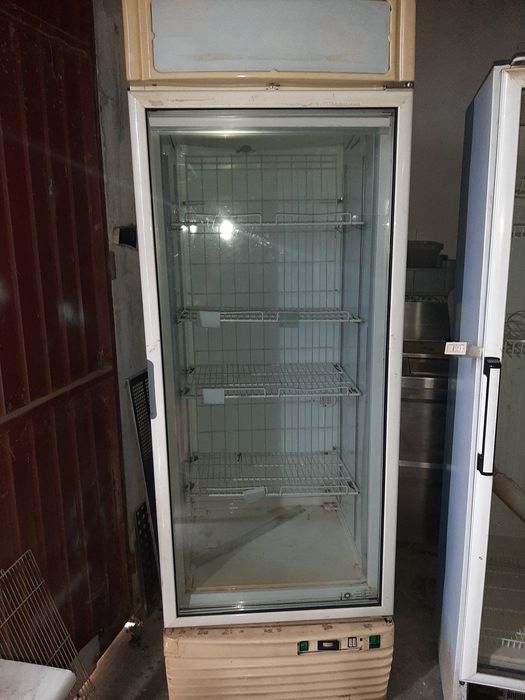 Armario congelador porta em vidro