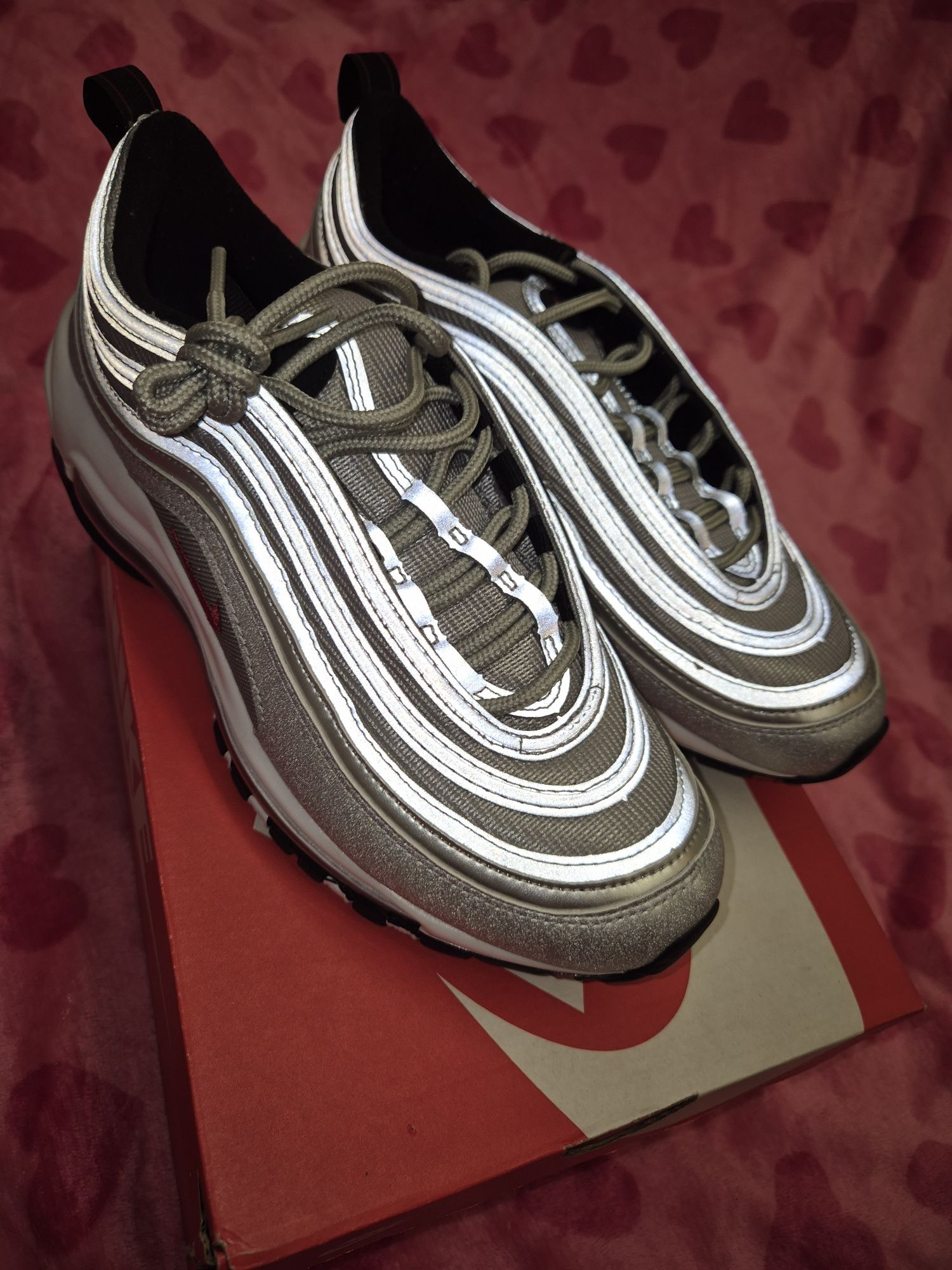 Buty sportowe Nike Air Max 97 srebne silver