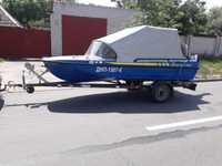 Продам моторний човен (лодка) Казанка-5м3 з лафетом.