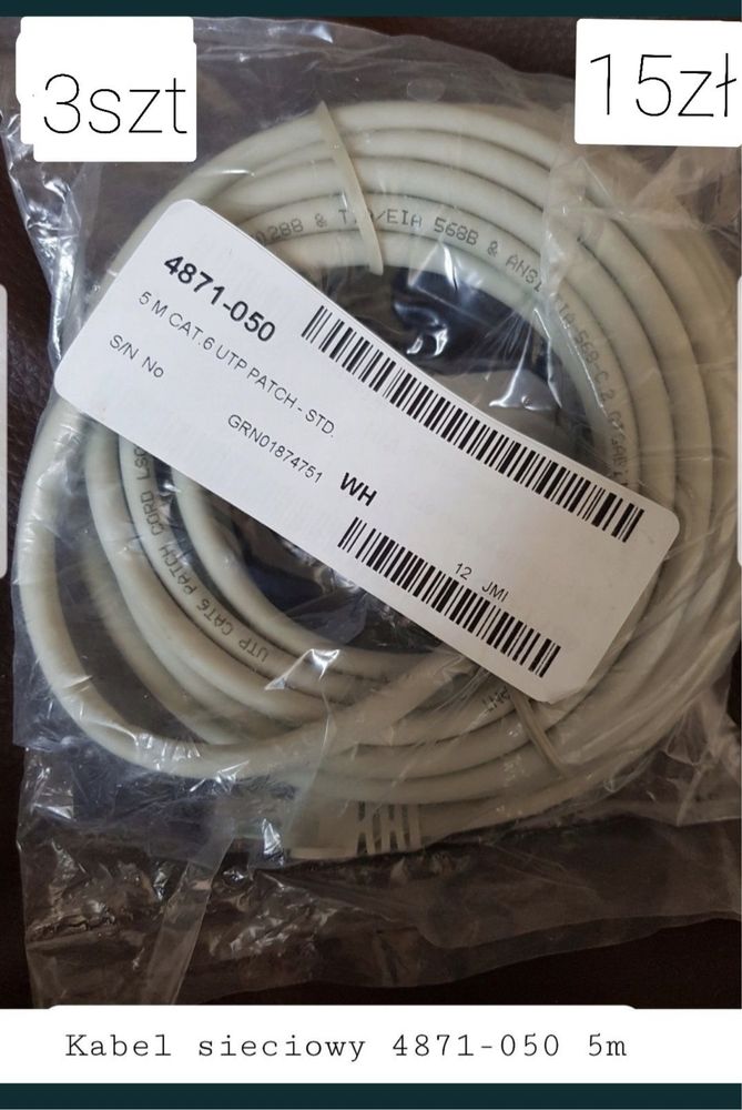 Kabel sieciowy 1m 5m