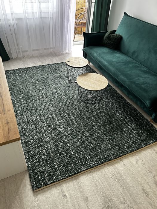 Dywan welniany zielony duzy ikea