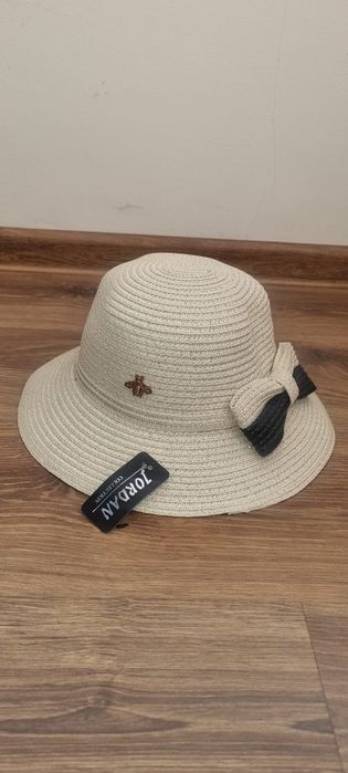 Stylowy kapelusz słomkowy idealny na lato- delikatny BEŻ