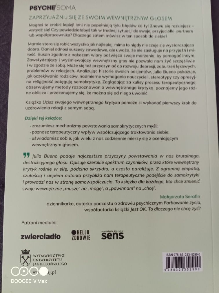 J. Bueno: Ucisz swojego wewnętrznego krytyka. Historie z gabinetu tera