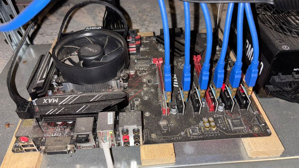 Mining rig 6x GTX 1660 TI