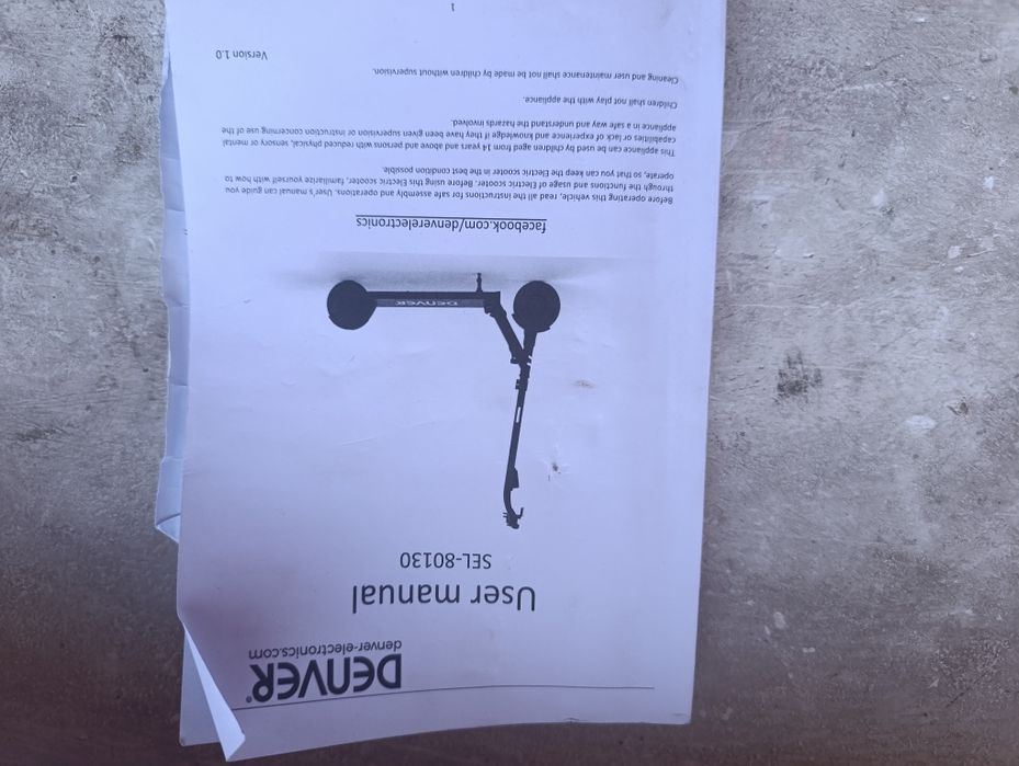 Електросамокат denver